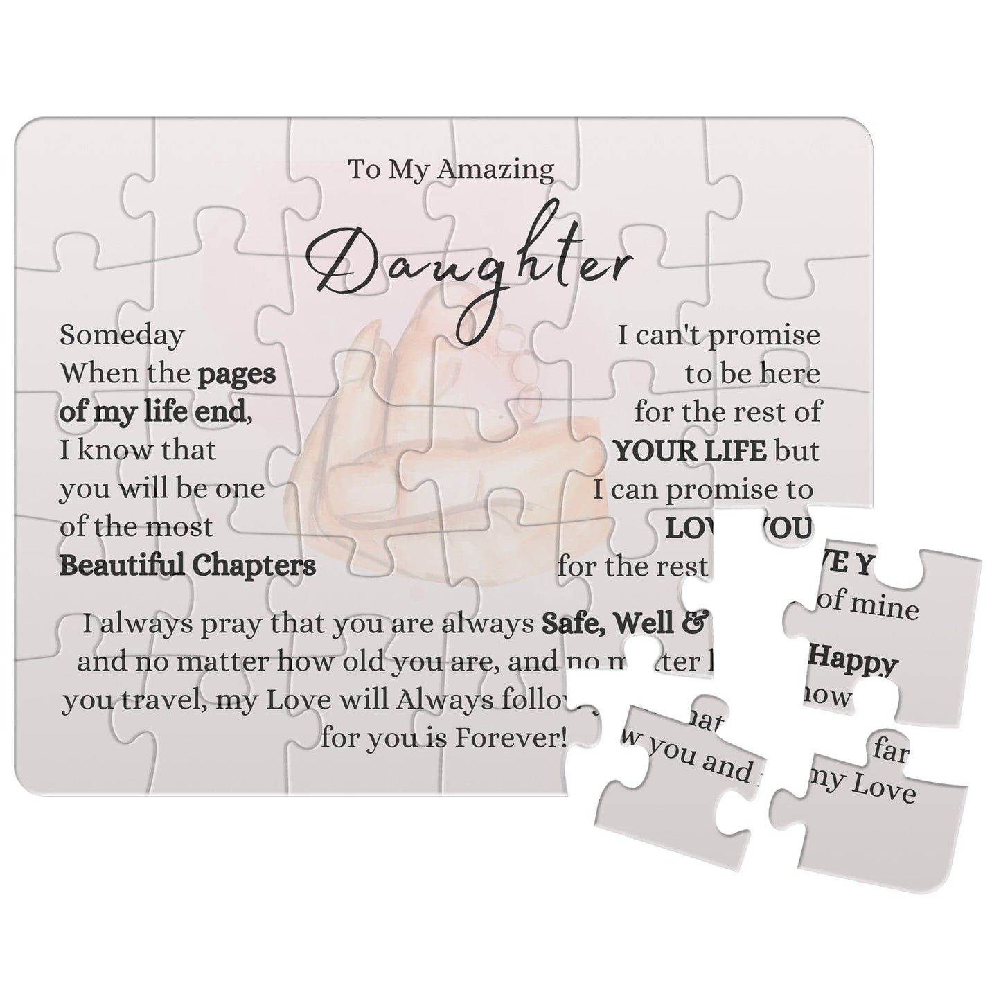 To My Amazing Daughter - Jigsaw Puzzle