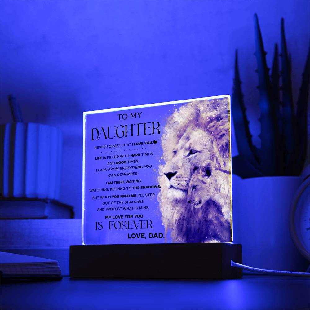 To My Daughter Shadows