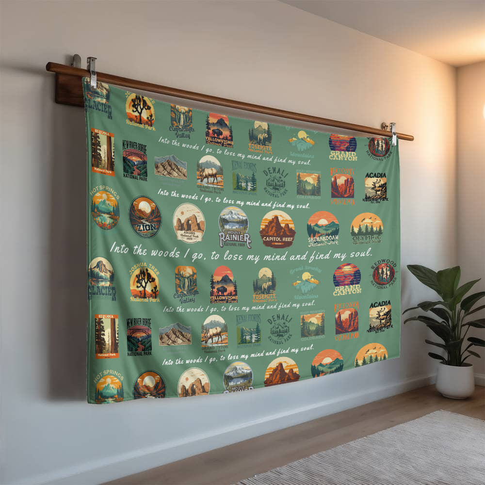 Snuggly National Parks Blanket Gift