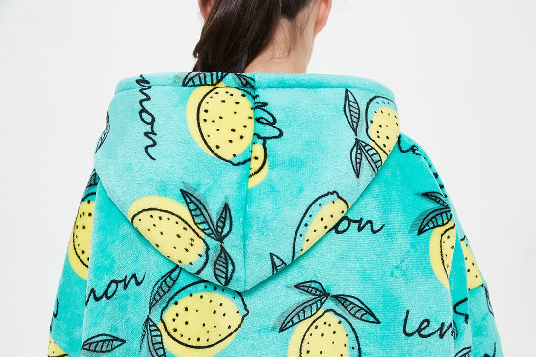 Snuggly™ Oversized When Life Gives You Lemons Blanket Hoodie - Snuggly™