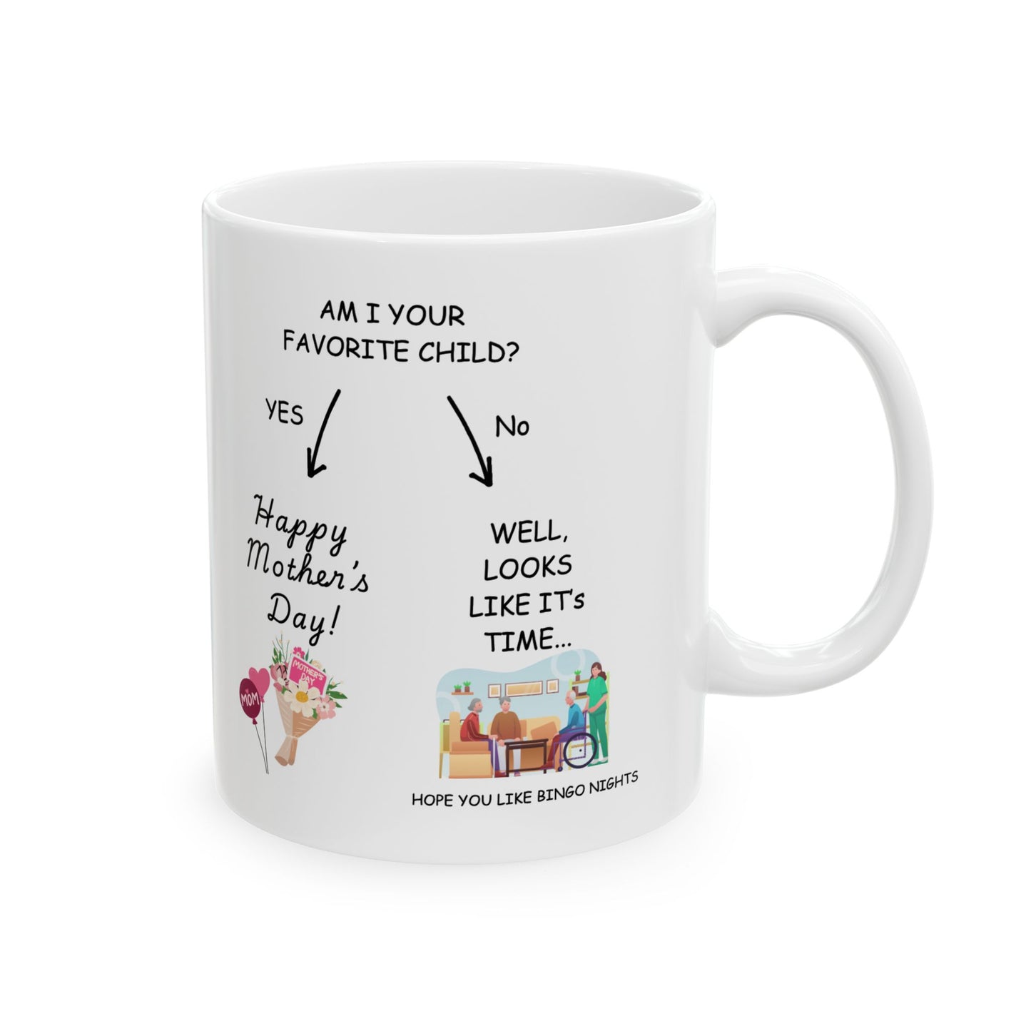 Mother's Day Ceramic Mug — Funny Mug (11oz & 15oz)