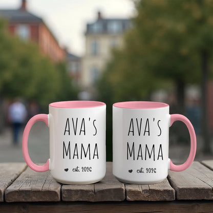 Accent Mug 15oz Red Pink