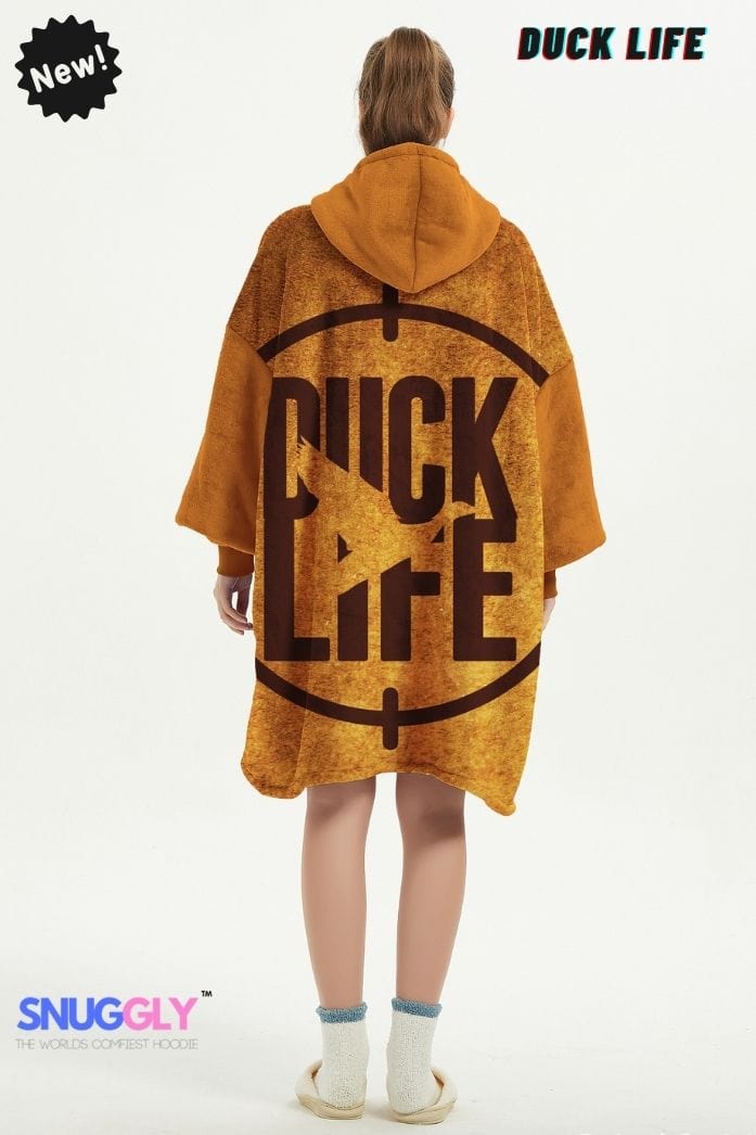 Snuggly™ Duck Life Oversized Blanket Hoodie | Cozy Hooded Blanket for Duck Enthusiasts