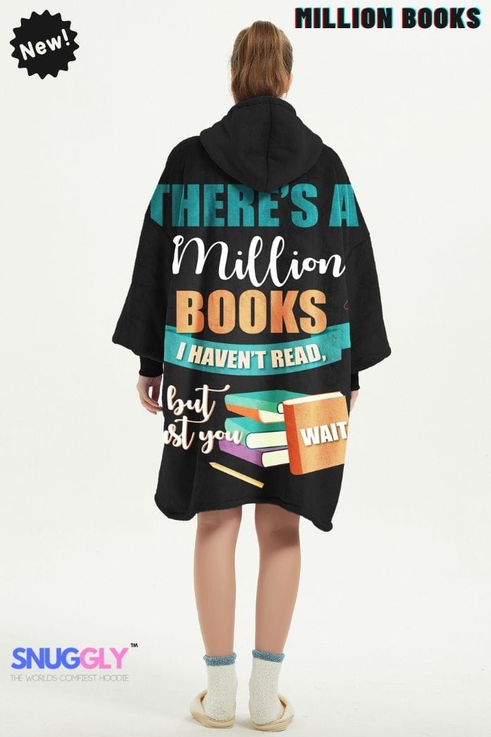 Snuggly™ Million Books | Cozy Blanket Hoodie