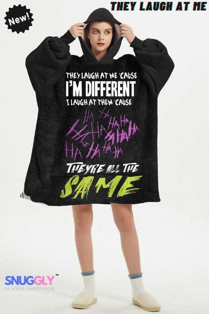 Snuggly™ I Am Different | Cozy Blanket Hoodie