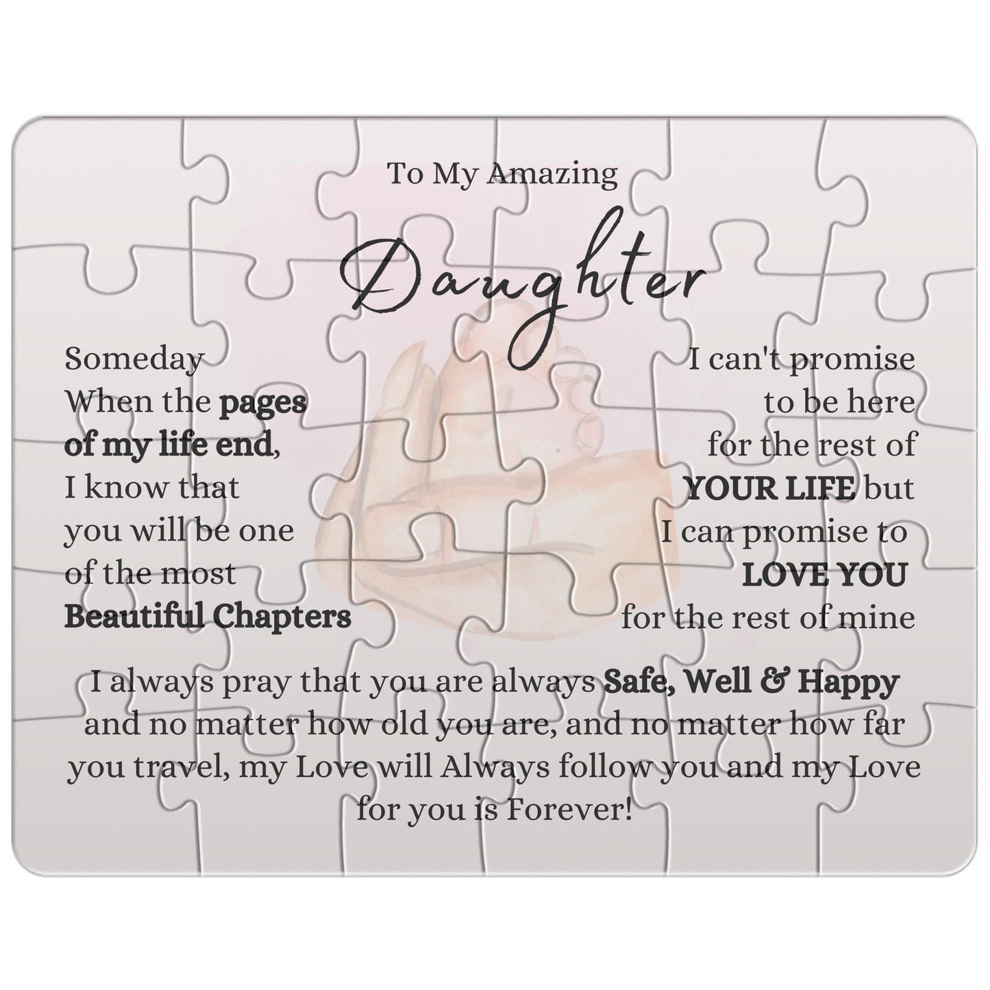 To My Amazing Daughter - Jigsaw Puzzle
