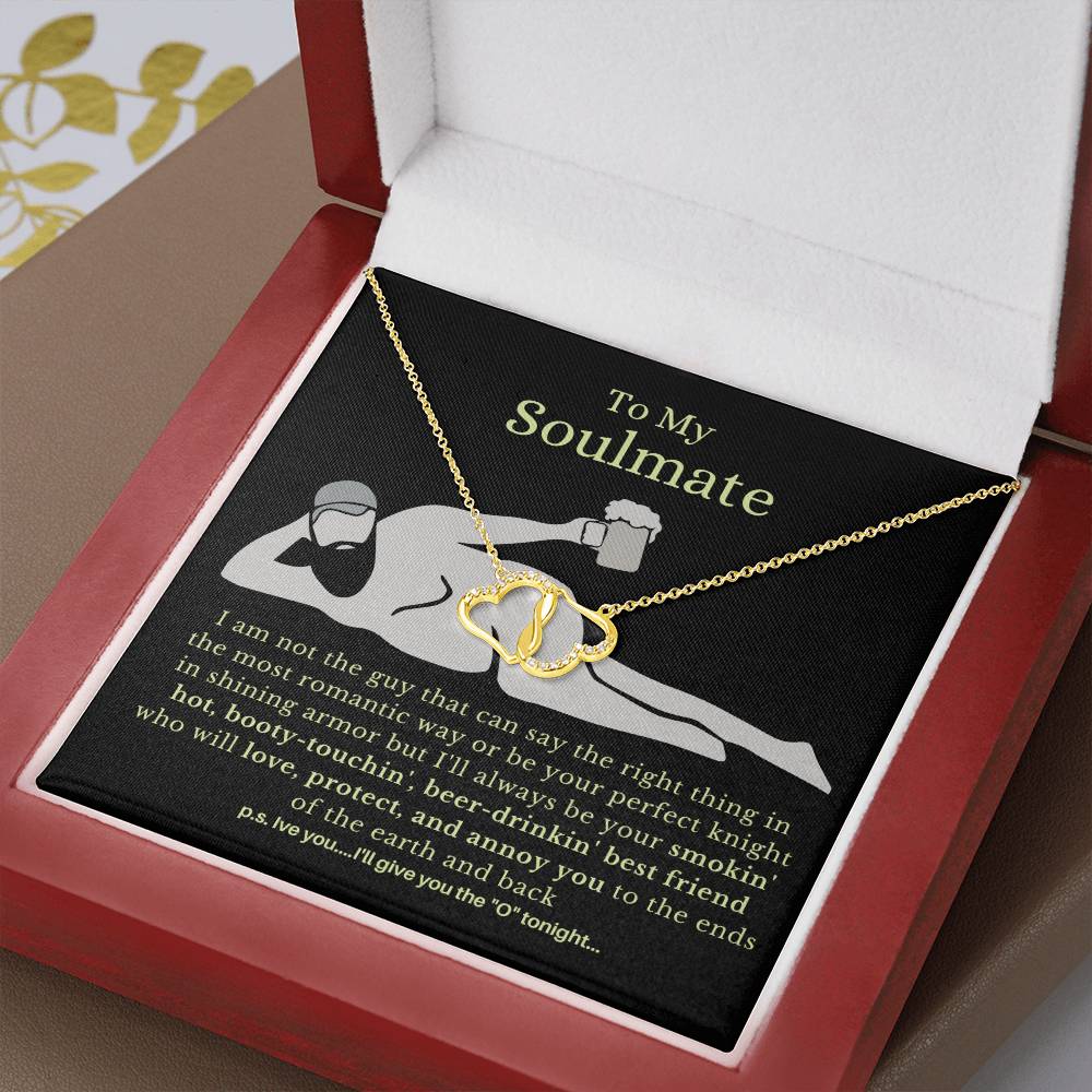 To My Soulmate, Best Friends | Stunning Necklace with Message Card | Ships FAST & FREE