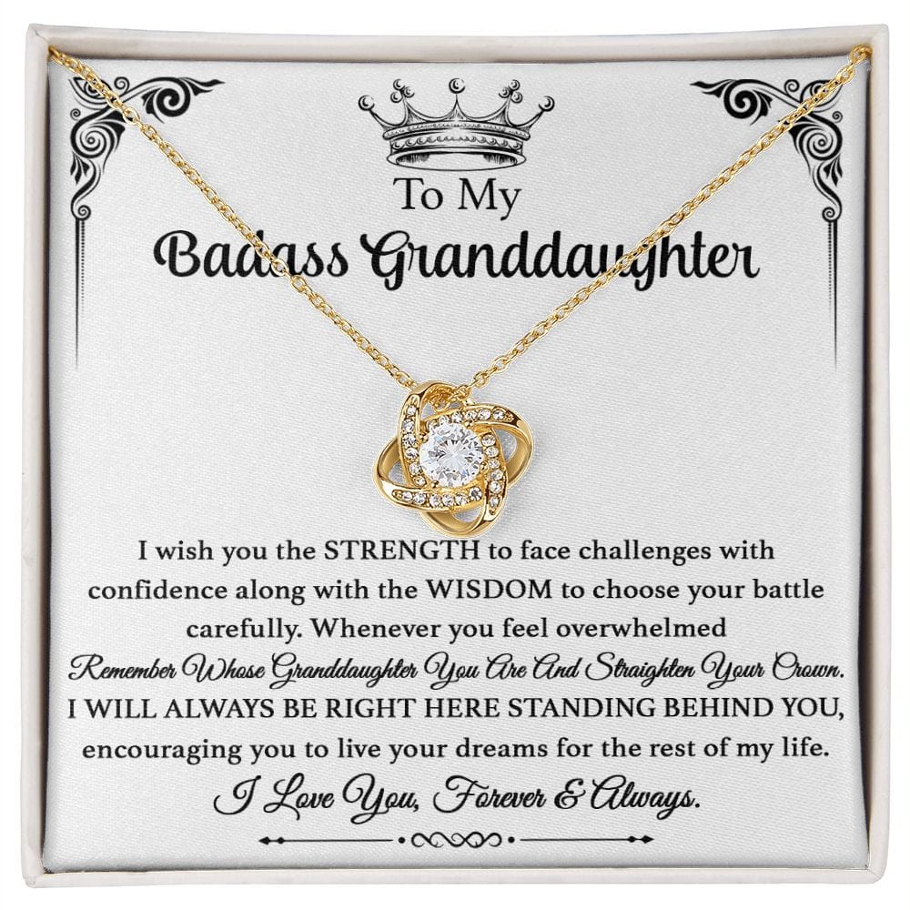 To My Badass Granddaughter