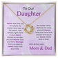 To Our Daughter-Mom and Dad