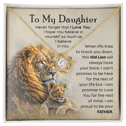 To My Daughter-Old Lion Dad