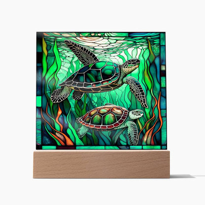 Stained Glass Turlte