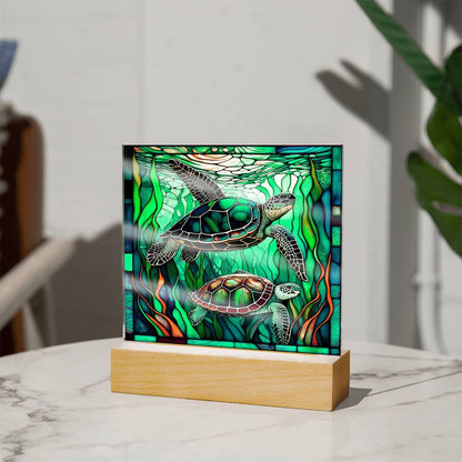 Stained Glass Turlte