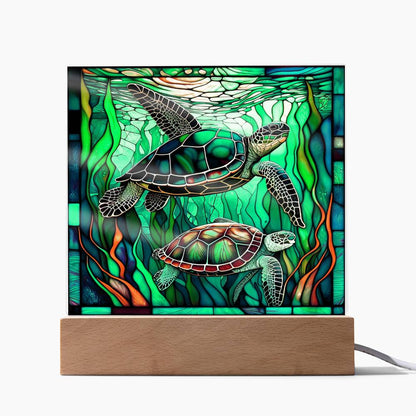 Stained Glass Turlte