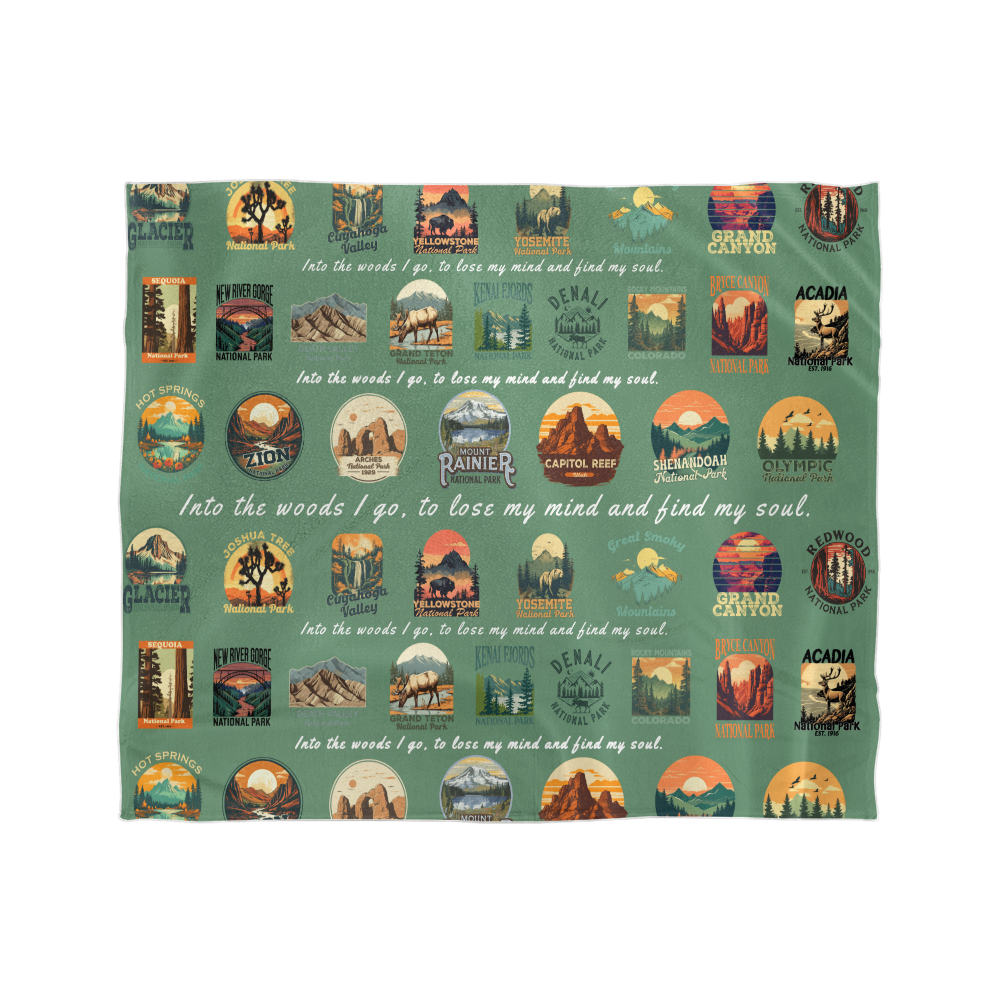 Snuggly National Parks Blanket Gift