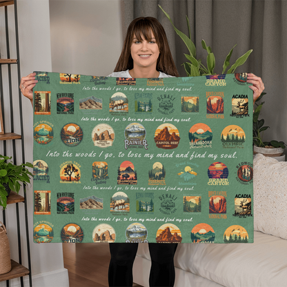 Snuggly National Parks Blanket Gift