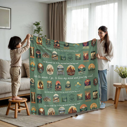 Snuggly National Parks Blanket Gift