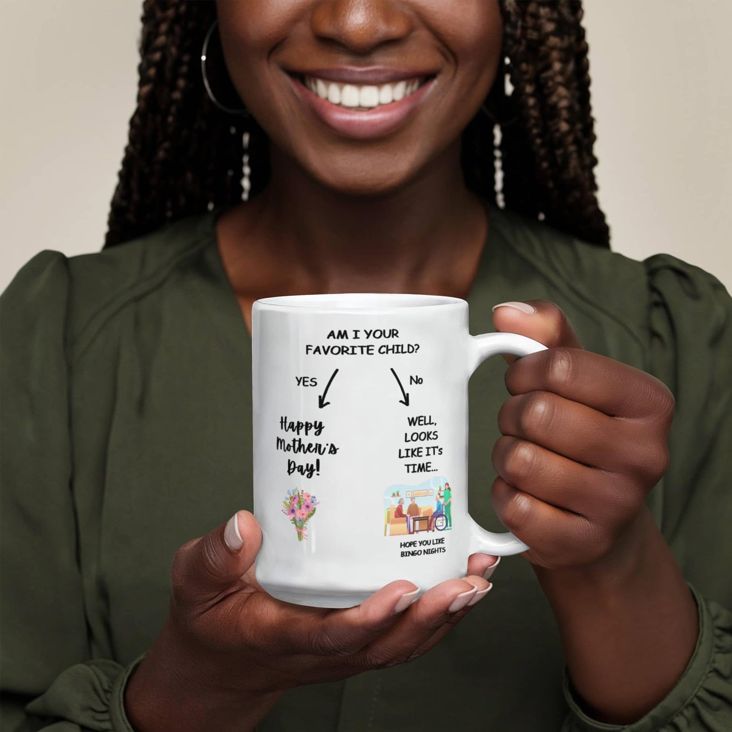 Make her laugh every morning!