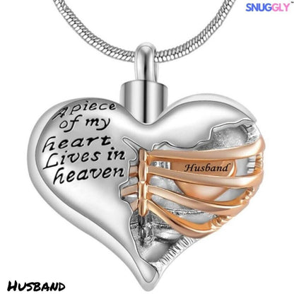 Eternal Heart Urn Pendant Necklace