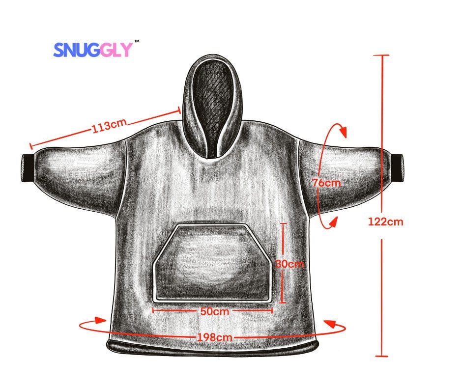 Snuggly™ Moo Bitch Oversized Blanket Hoodie with Attitude