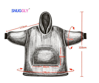 Snuggly Oversized Cozy Cuddle Giant Blanket Hoodie