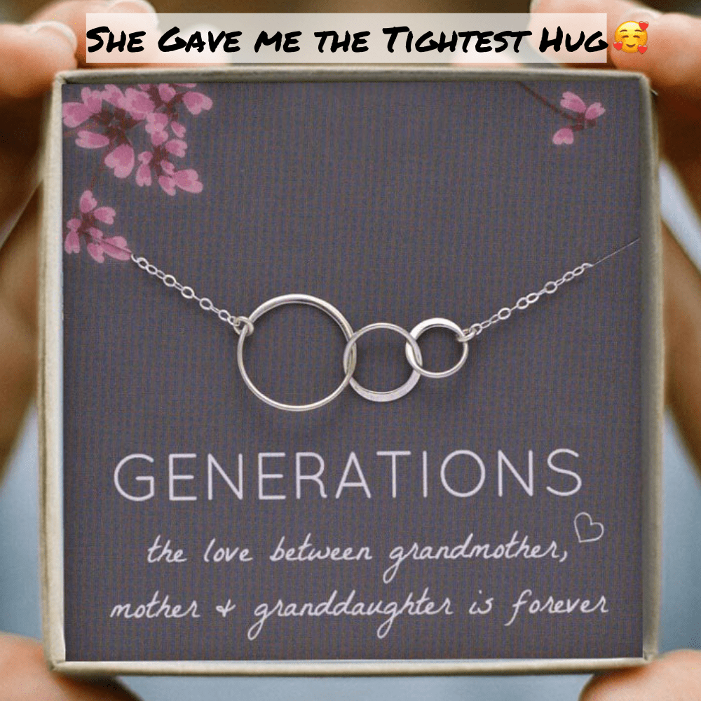 It Is A Blessing - The Three Generations Necklace - Snuggly™