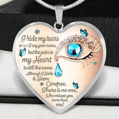 Hide My Tears | My Heart Stopped - Necklace - Snuggly™