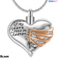 A Piece Of My Heart Lives In Heaven - Urn Pendant - Snuggly™