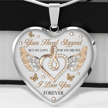 Hide My Tears | My Heart Stopped - Necklace - Snuggly™