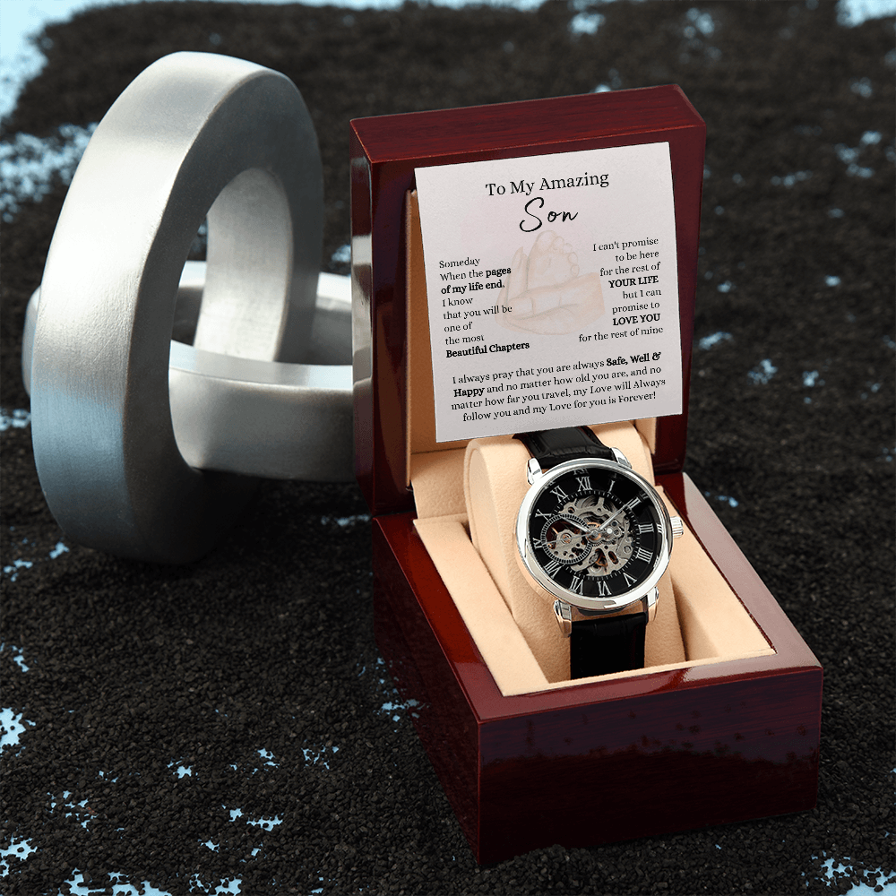 Son - Love You Forever - Luxury OpenWatch - Snuggly™