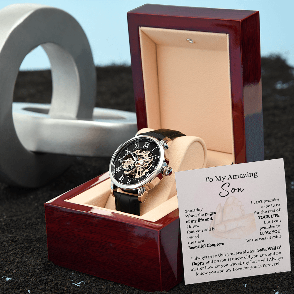 Son - Love You Forever - Luxury OpenWatch - Snuggly™