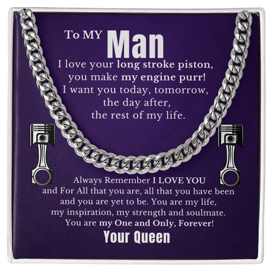 The Naughty Gift Cuban Chain - For The Special Man In Your Life - Snuggly™