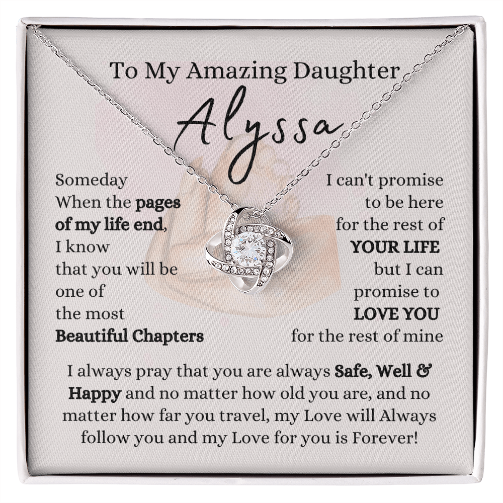 My Amazing Daughter - Alyssa - Snuggly™