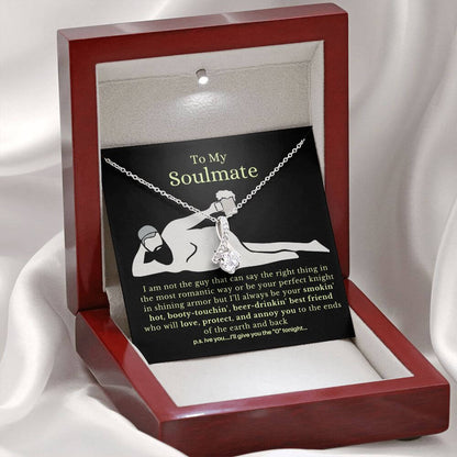 To My Soulmate, Best Friends | Stunning Necklace with Message Card